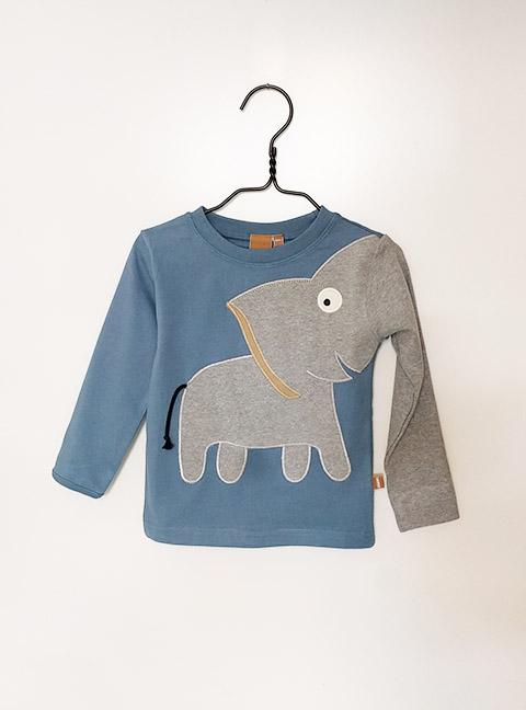 Shirt Ubang mit Elefant blau von Ubang