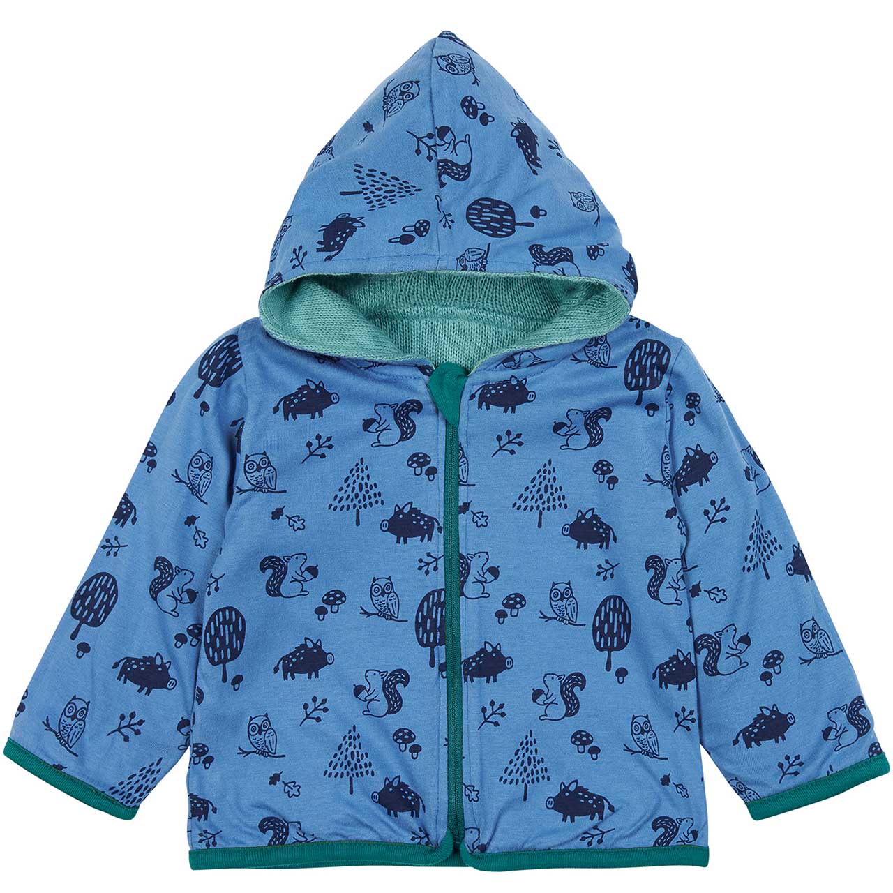 Wende-Strickjacke Waldtiere ( 5-6 Jahre) von loud+proud