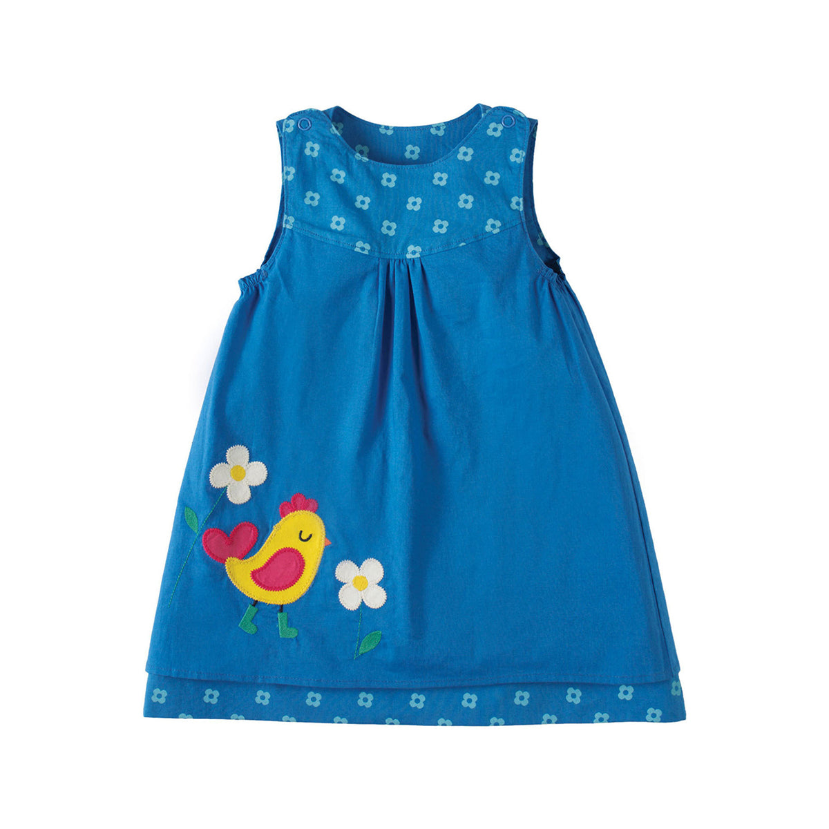 Wendekleid Huhn von Frugi ( 0-3 Monate)  100%Bio-Baumwolle