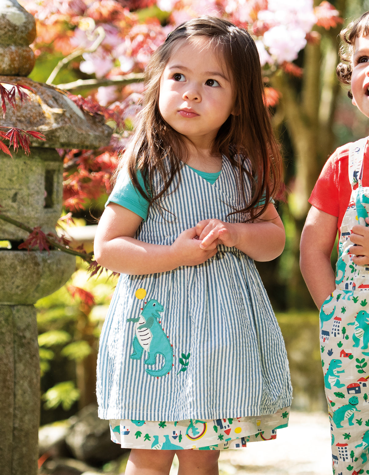 Wendekleid Godzilla Trex  ( 6-12 Monate) von Frugi