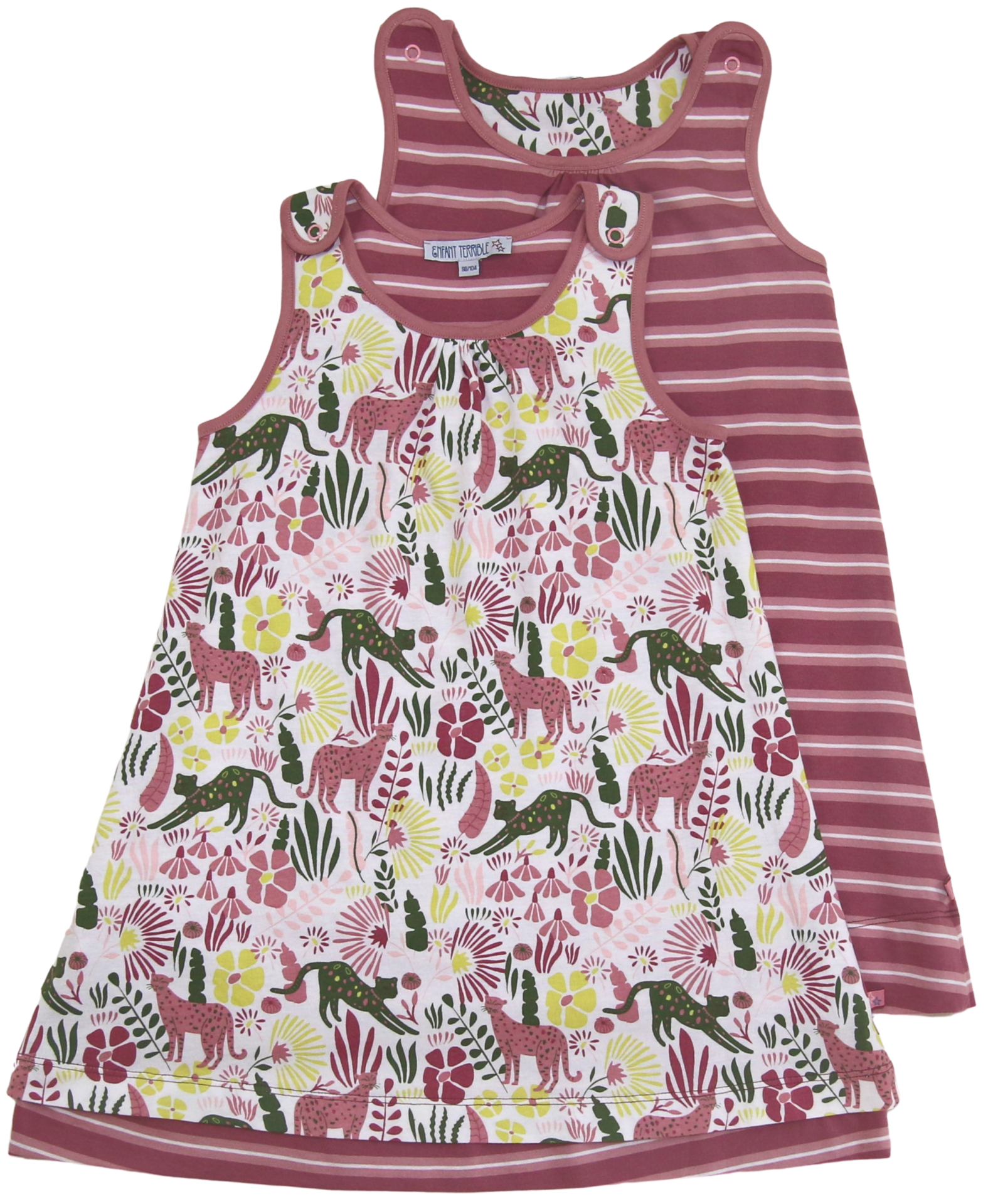 Wendekleid Jersey mit Jungledruck von Enfant Terrible