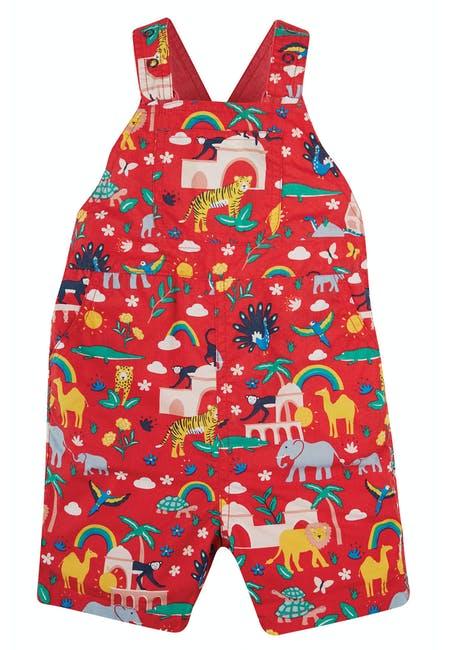 Wende-Latzhose Indien ( 3-6 , 6-12 Monate) Frugi