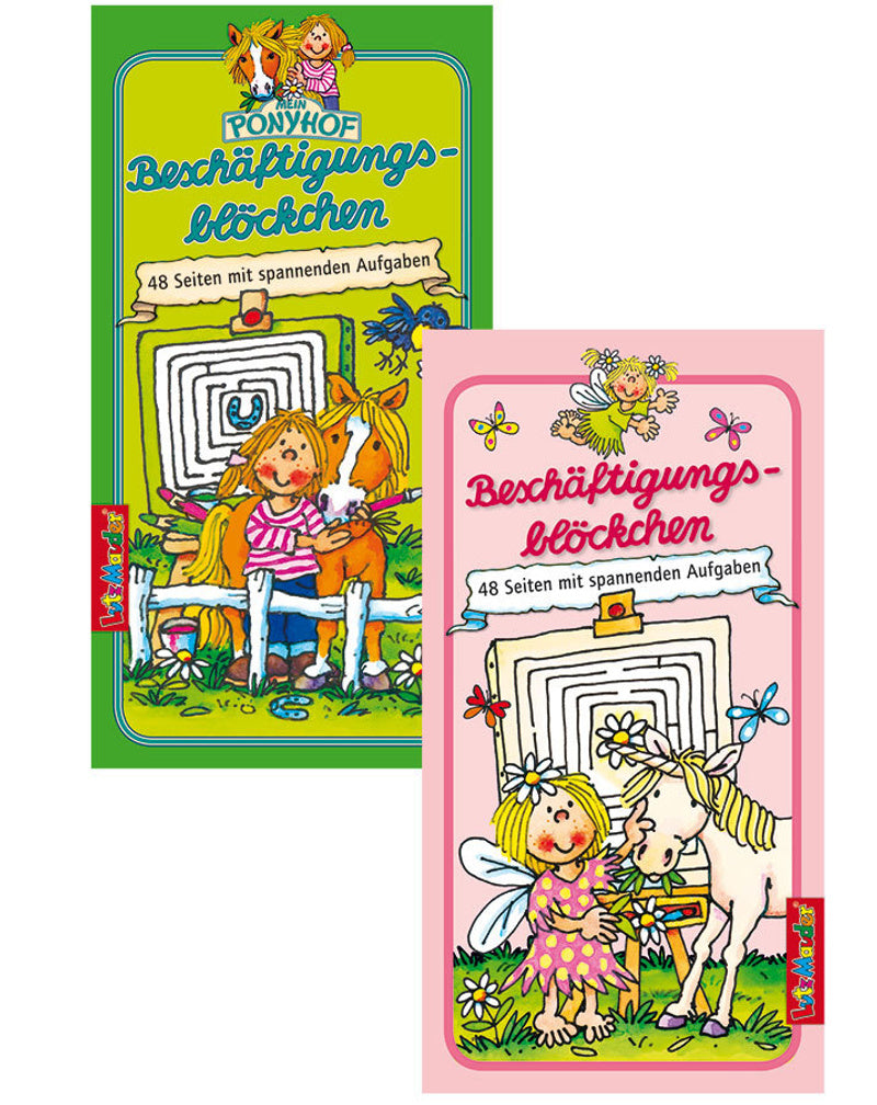 Beschäftigunsblock  mit 48 Seiten spannenden Aufgaben von Lutz Mauder