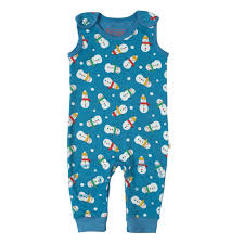 Strampler Schneemann von Frugi