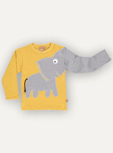 Shirt Ubang mit Elefant gelb von Ubang