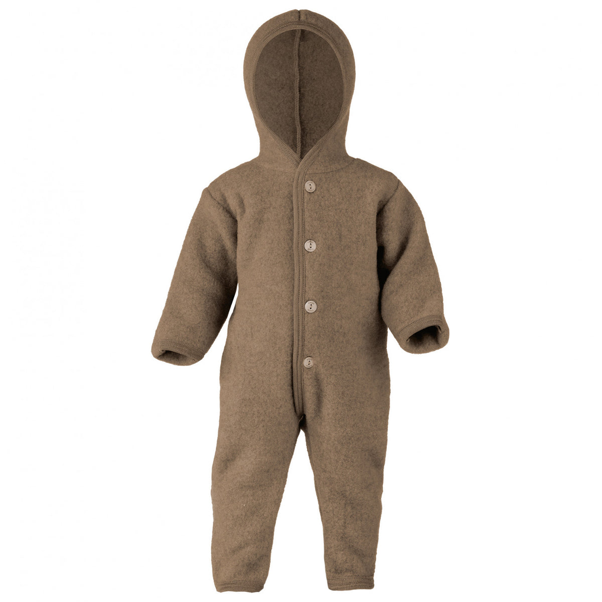 Woll-Fleece Overall braun von Engel