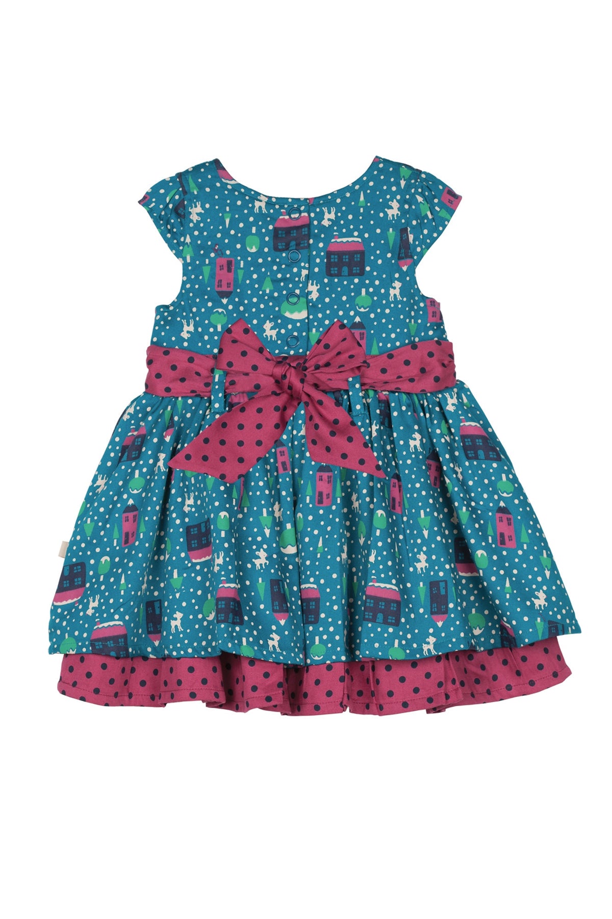 Weihnachts-Festkleid Frugi