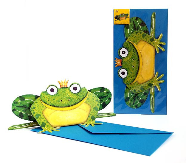 3D-Tierkarte Froschkönig