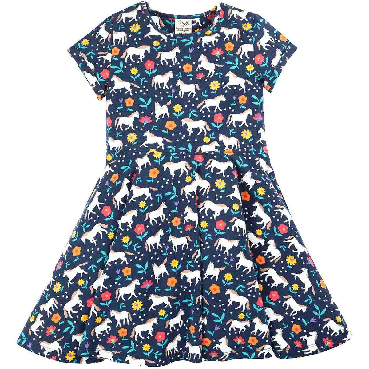 Schwingkleid Pferde  (0-3 Monate) von Frugi