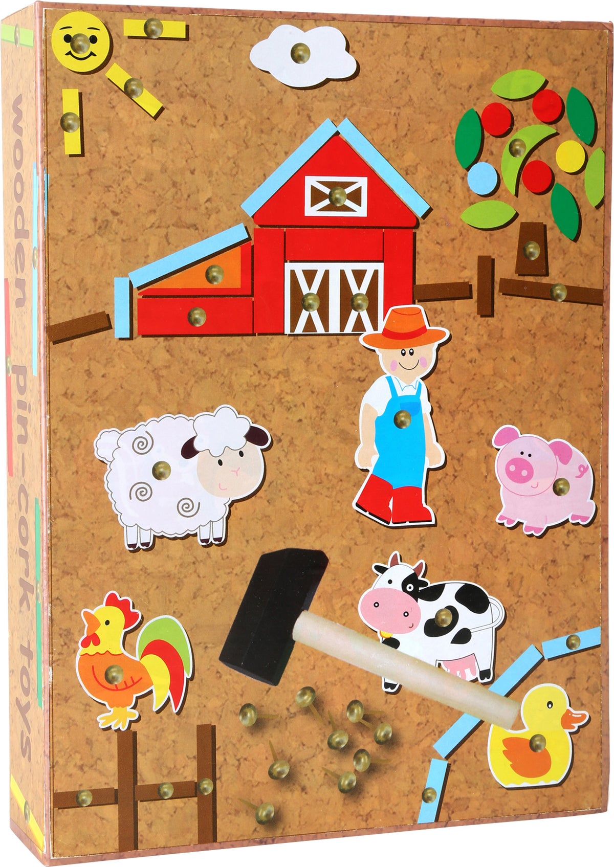 Bauernhof Spiel Hämmerhenspiel Holz