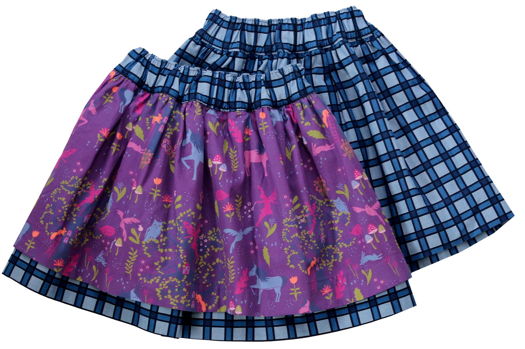 Wenderock Blau( 86 und 98cm) von Enfant Terrible 100% Bio Baumwolle