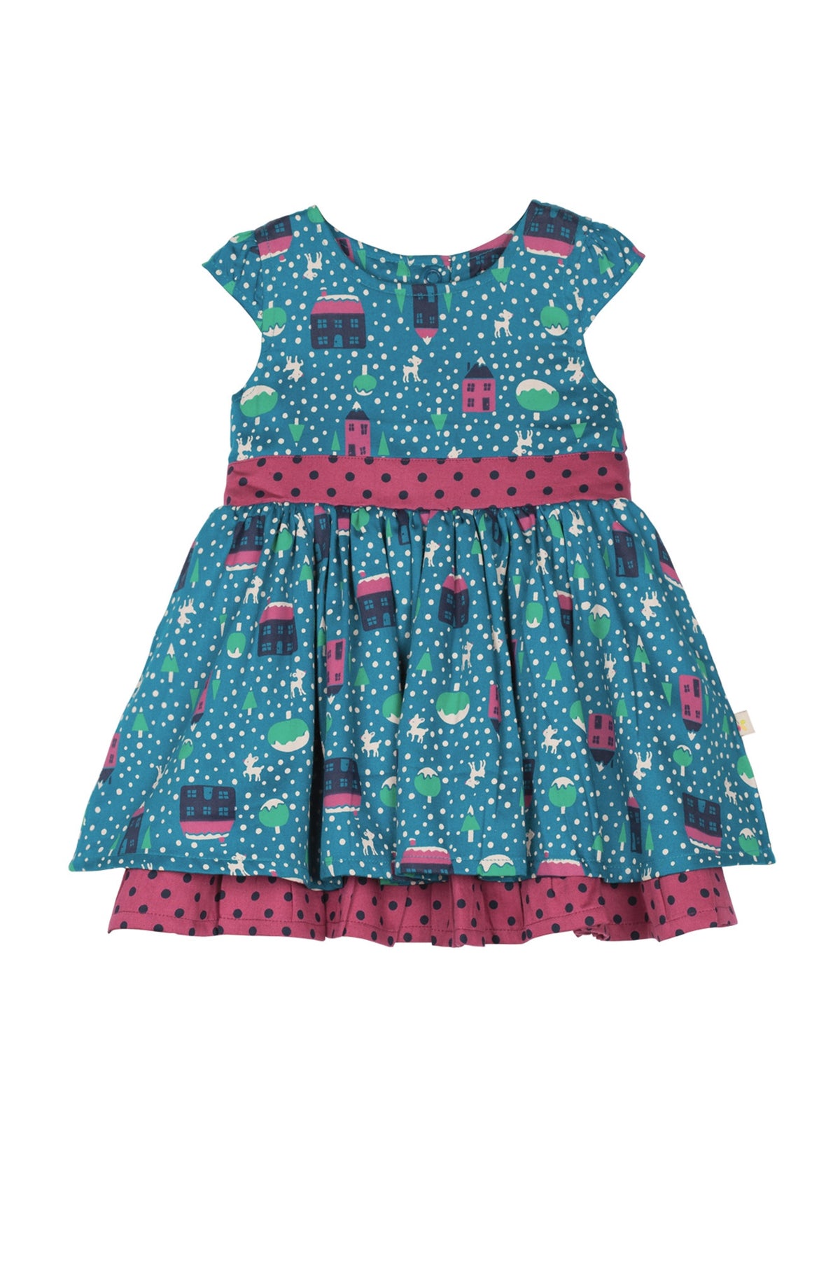 Weihnachts-Festkleid Frugi