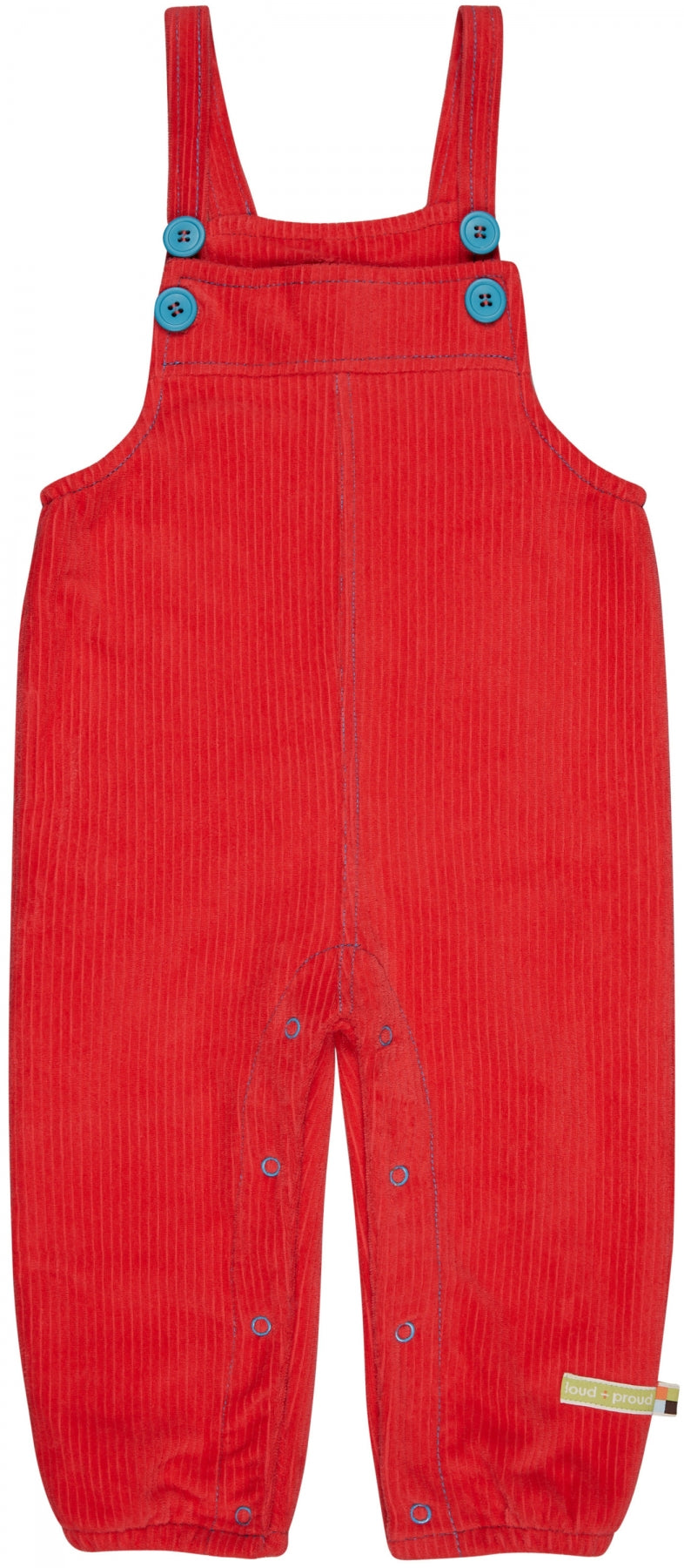 Latzhose in orange ( 3-6 Monate- und 3-4 Jahre) von loud+proud