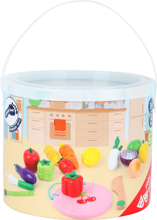 Schneide Frucht und Gemüseset