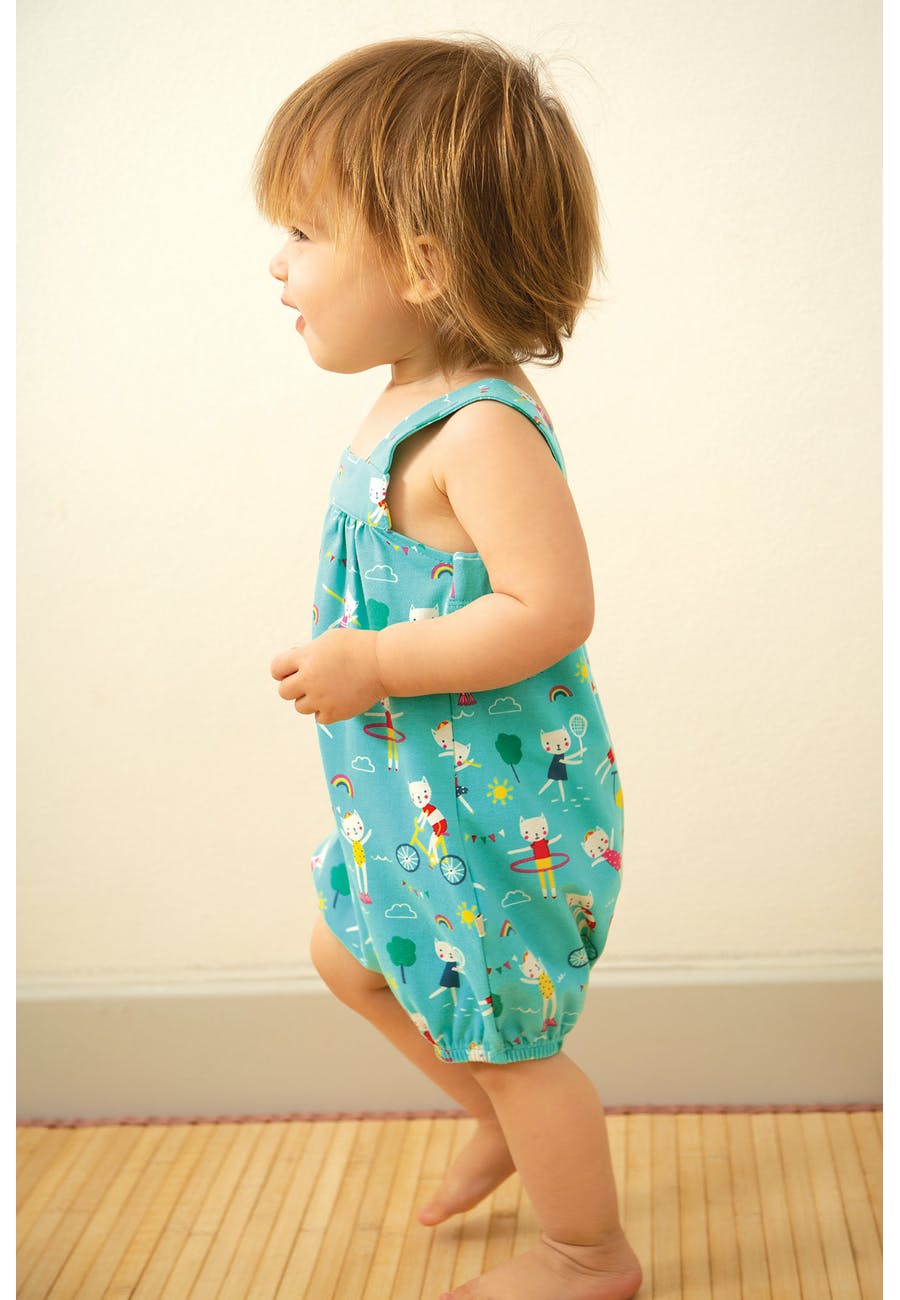 Sommer Latzhose Kätzchen von Frugi