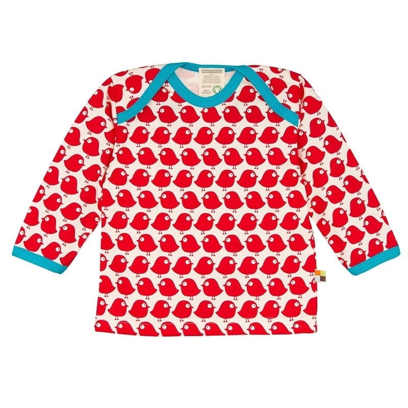 Shirt Vögel von loud+proud 100% Bio-Baumwolle + Gots zertifiziert