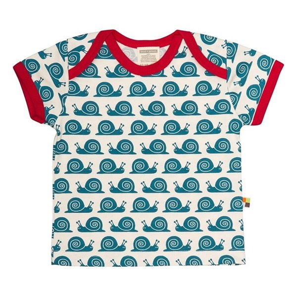T-shirt Schnecke von loud+proud 100% Bio-Baumwolle + Gots zertifiziert