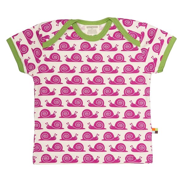 T-shirt Schnecke von loud+proud 100% Bio-Baumwolle + Gots zertifiziert
