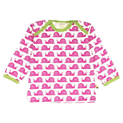 loud+proud loud and proud bio baumwolle shirt schnecke