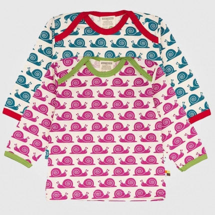 loud+proud loud and proud bio baumwolle shirt schnecke