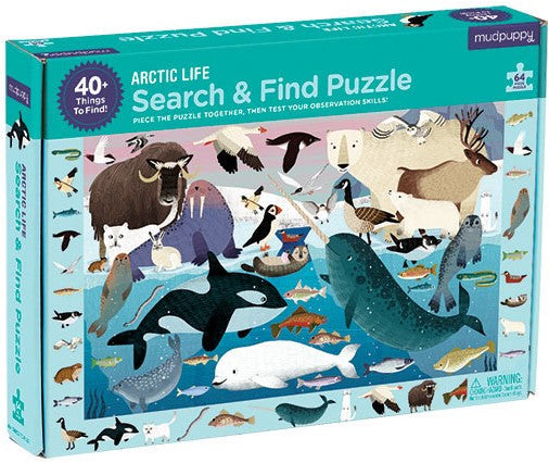 Search and Find Puzzle Arktis von Mudpuppy
