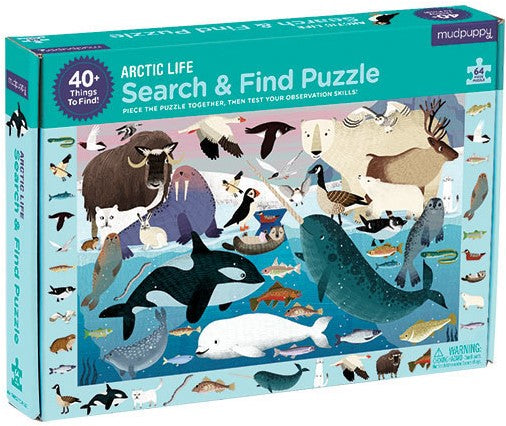 Search and Find Puzzle Arktis von Mudpuppy