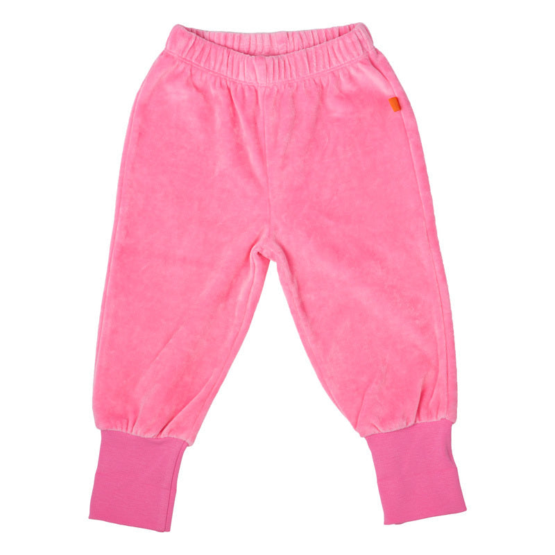 Velour Hose von Lipfish in Rosa