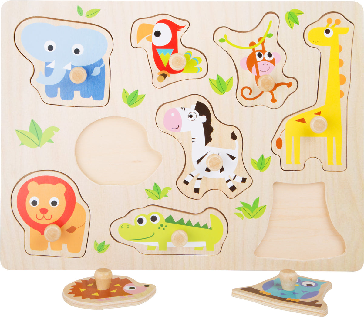 Setzpuzzle puzzle holz zootiere 