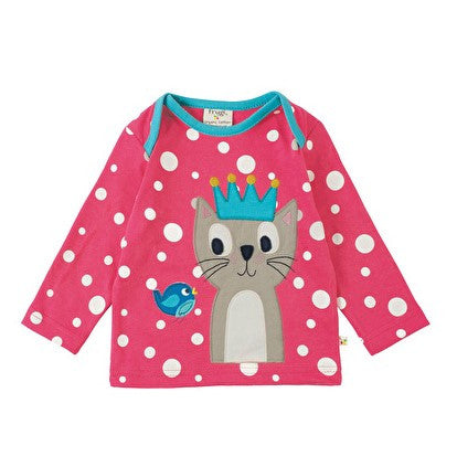 Shirt Katze mit Vogel ( 0-3 Monate) von Frugi