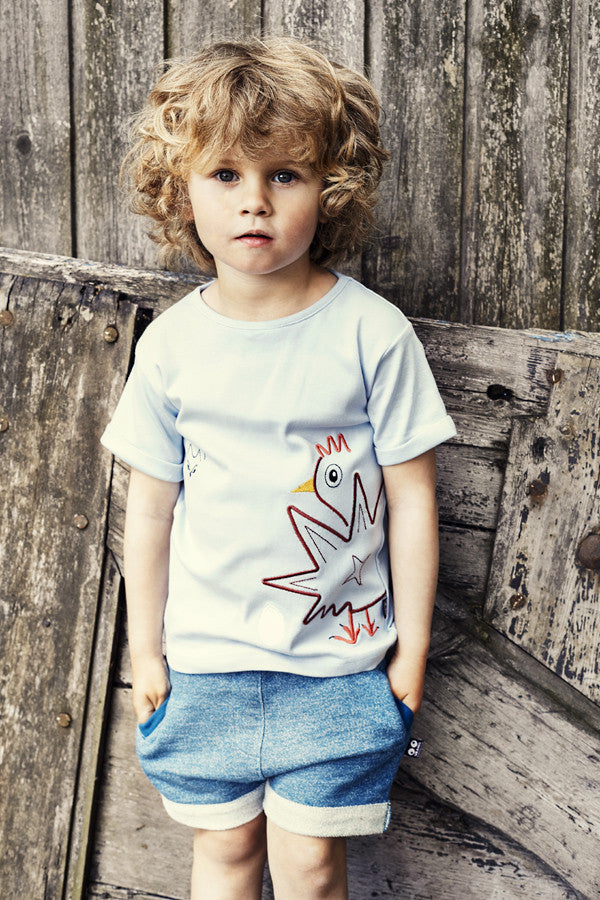 T-shirt Huhn und Fuchs ( 2 bis 8 Jahre )