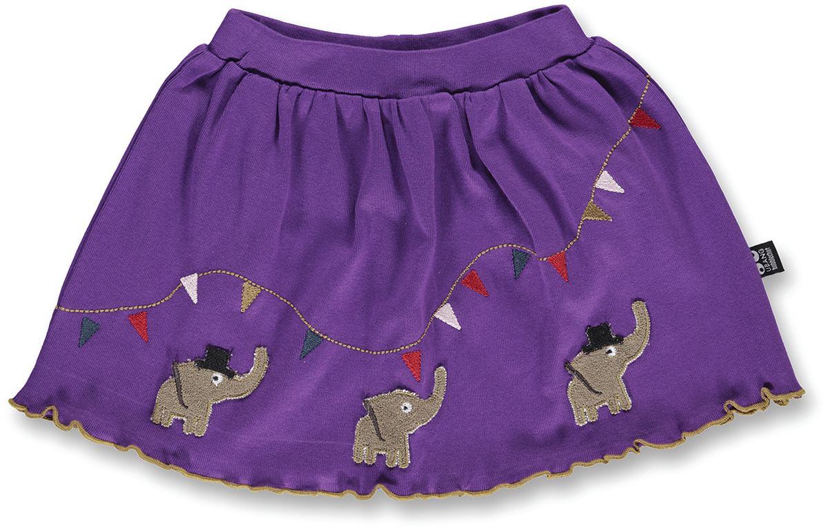 Jupe Lila mit Elefanten von der Marke Ubang