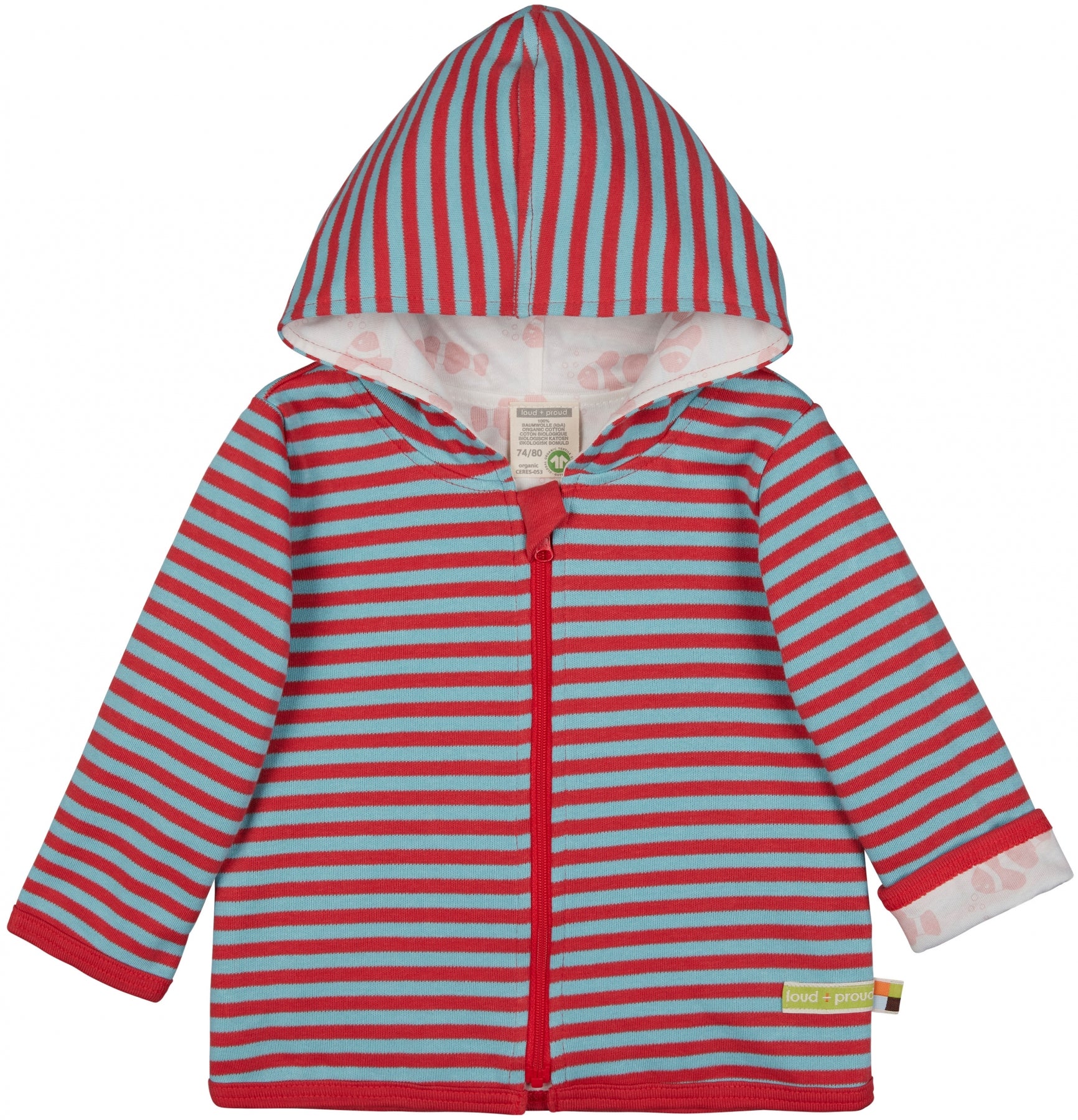 Wendejacke Fische ( 3-6 Monate, 18-24 Monate)  von loud+proud