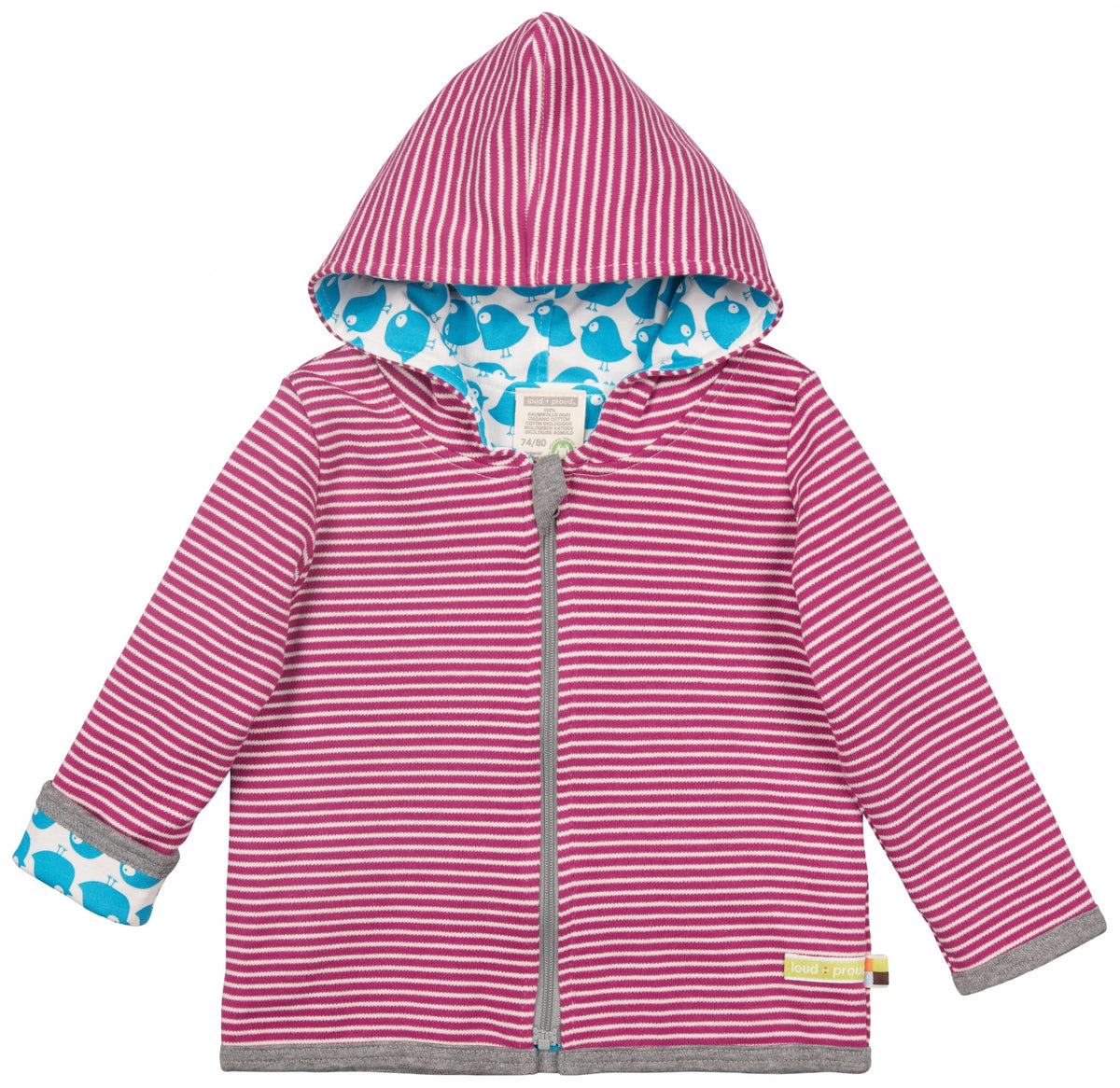 Wendejacke Vögel von loud+proud